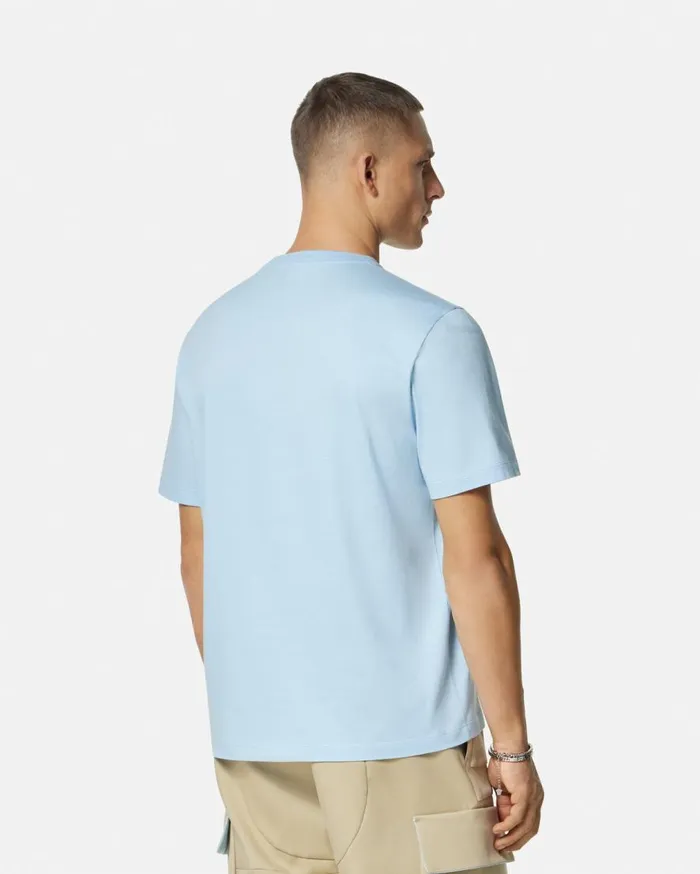 Versace TShirts and Polos Versace Milano Stamp TShirt Light Blue 8211 Men Versace TShirts and Polos Versace Milano Stamp TShirt Light Blue 8211 Men