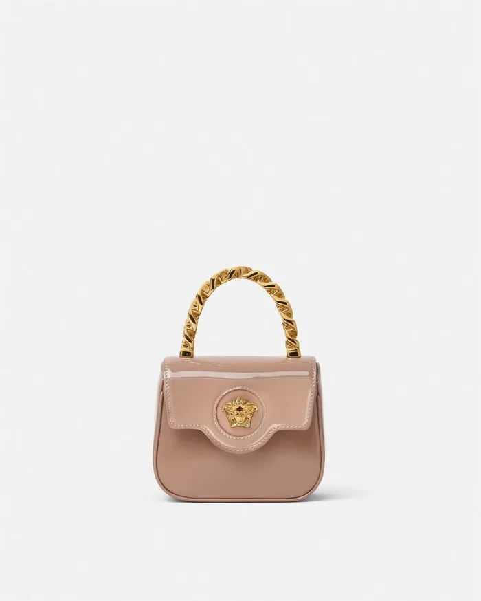 Versace Top Handle La Medusa Mini Bag Brown 8211 Women