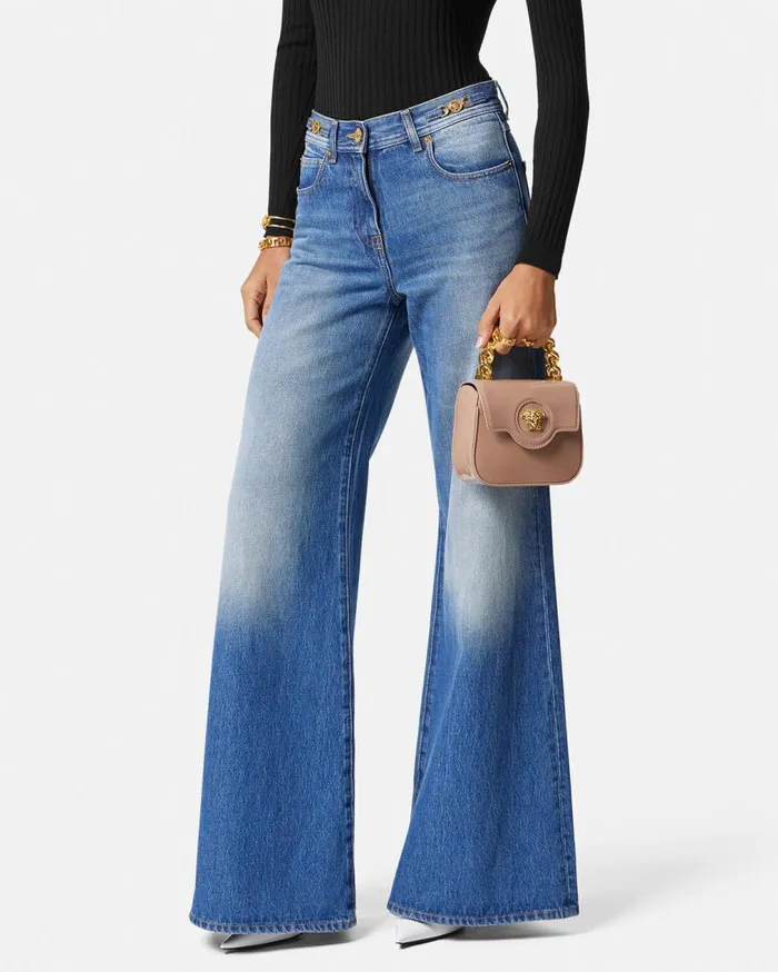 Versace Top Handle La Medusa Mini Bag Brown 8211 Women