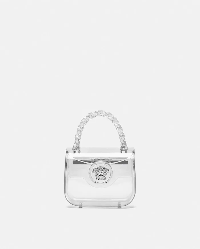 Versace Top Handle La Medusa Transparent Mini Bag Transparent 8211 Women