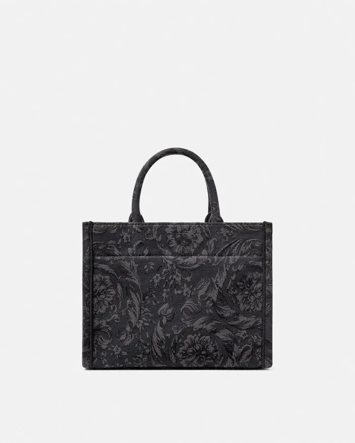 Versace Totes Barocco Athena Small Tote Bag Blackprint 8211 Women Versace Totes Barocco Athena Small Tote Bag Blackprint 8211 Women