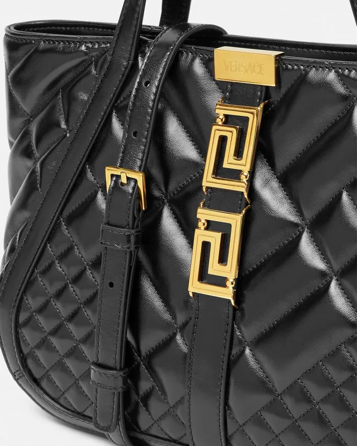 Versace Totes Greca Goddess Tote Bag Blackgold 8211 Women Versace Totes Greca Goddess Tote Bag Blackgold 8211 Women