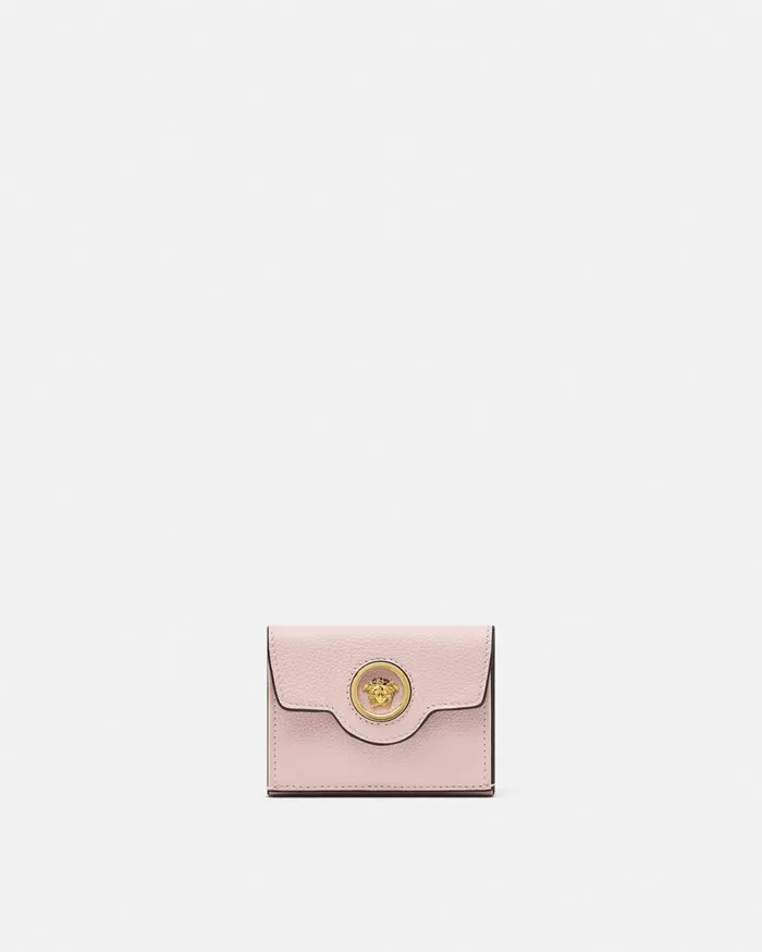 Versace Wallets La Medusa Trifold Wallet Light Pink 8211 Women