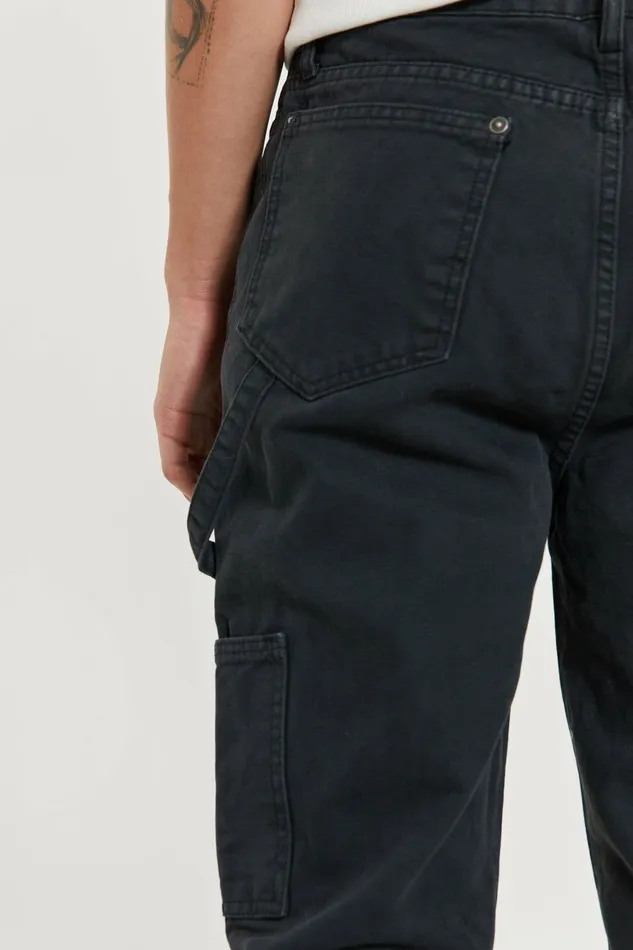 Vintage Black Rodeo Flared Carpenters Black Men Jaded London Jeans