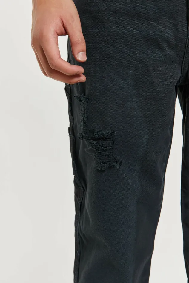 Vintage Black Rodeo Flared Carpenters Black Men Jaded London Jeans