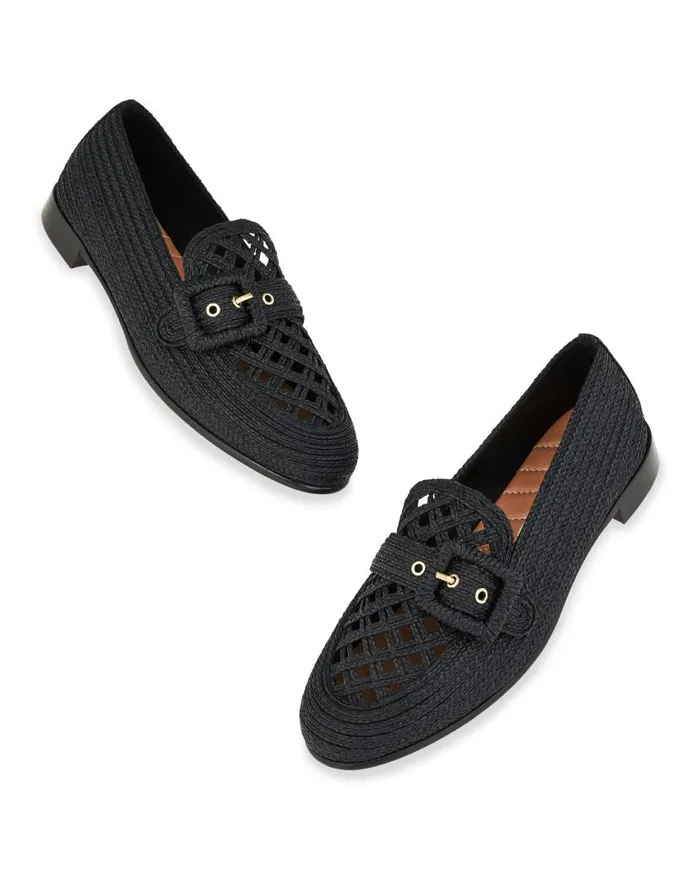 Visconti Loafer Black Women Aquazzura Flats Visconti Loafer Black Women Aquazzura Flats