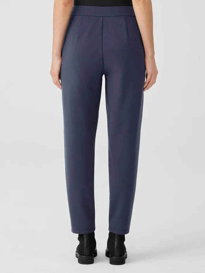 Washable Flex Ponte Pintuck Pant Ocean Women Eileen Fisher Pants Shorts and Jumpsuits