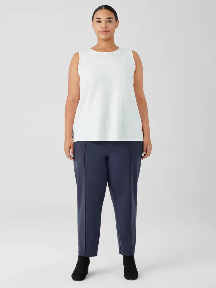 Washable Flex Ponte Pintuck Pant Ocean Women Eileen Fisher Pants Shorts and Jumpsuits