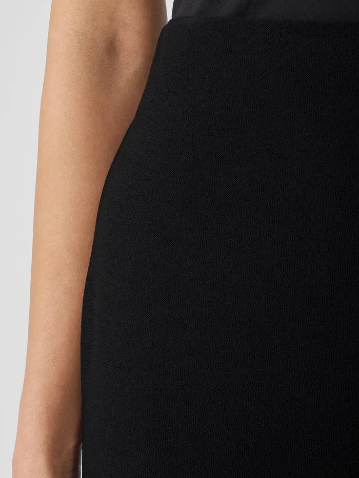 Washable Stretch Crepe HighWaisted Wide Pant Black Women Eileen Fisher Pants Shorts and Jumpsuits