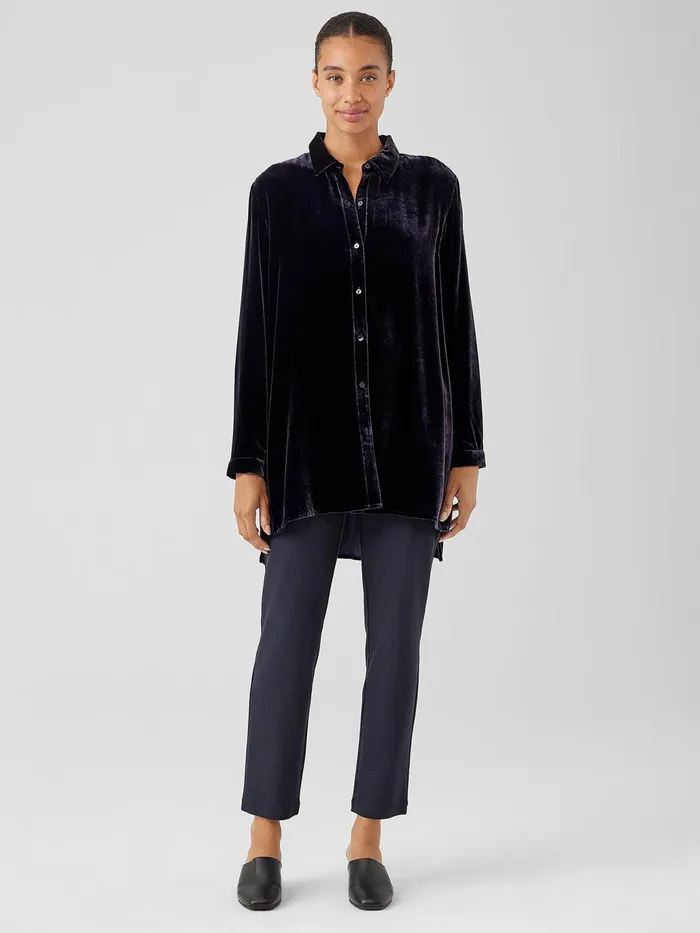 Washable Stretch Crepe Pant Nocturne Women Eileen Fisher Pants Shorts and Jumpsuits