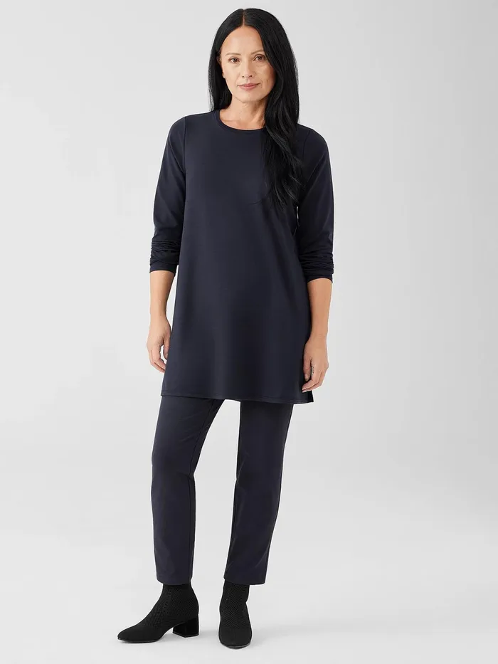 Washable Stretch Crepe Pant Nocturne Women Eileen Fisher Pants Shorts and Jumpsuits