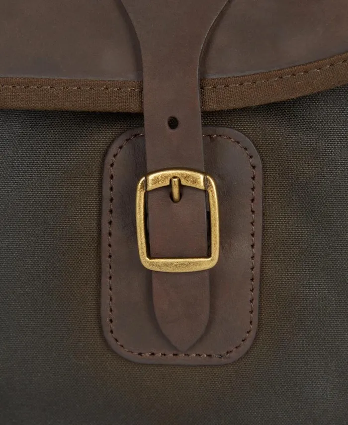 Wax Leather Tarras Bag Navy Men Barbour Bags and Luggage