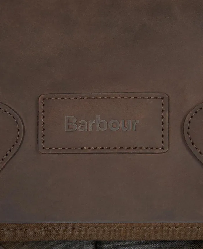 Wax Leather Tarras Bag Navy Men Barbour Bags and Luggage