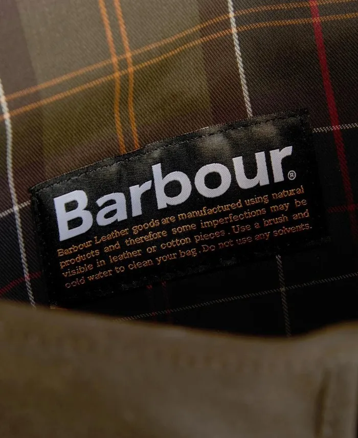 Wax Leather Tarras Bag Navy Men Barbour Bags and Luggage