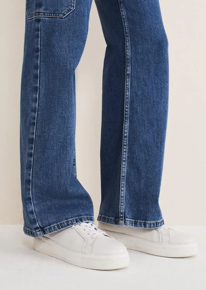 White Leather Trainers White Women Phase Eight Trainers