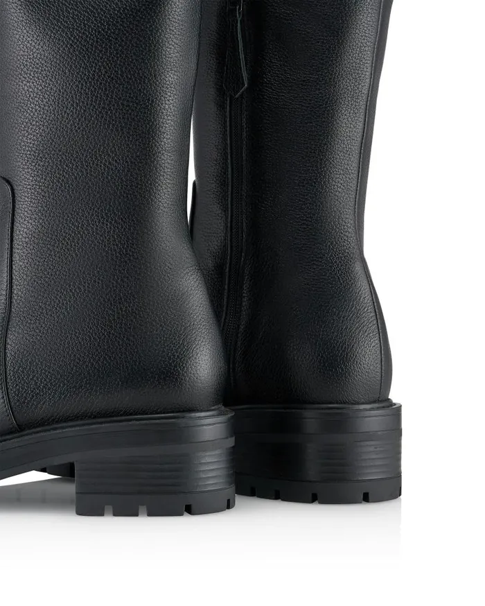 Whitney Boot Flat Black Women Aquazzura Boots Whitney Boot Flat Black Women Aquazzura Boots