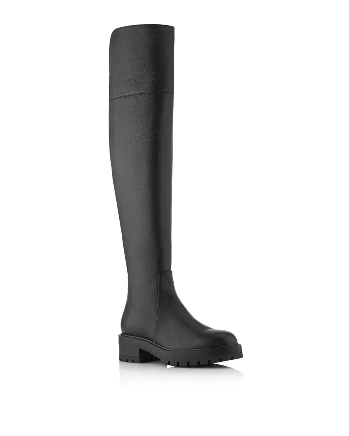 Whitney Boot Flat Black Women Aquazzura Boots Whitney Boot Flat Black Women Aquazzura Boots