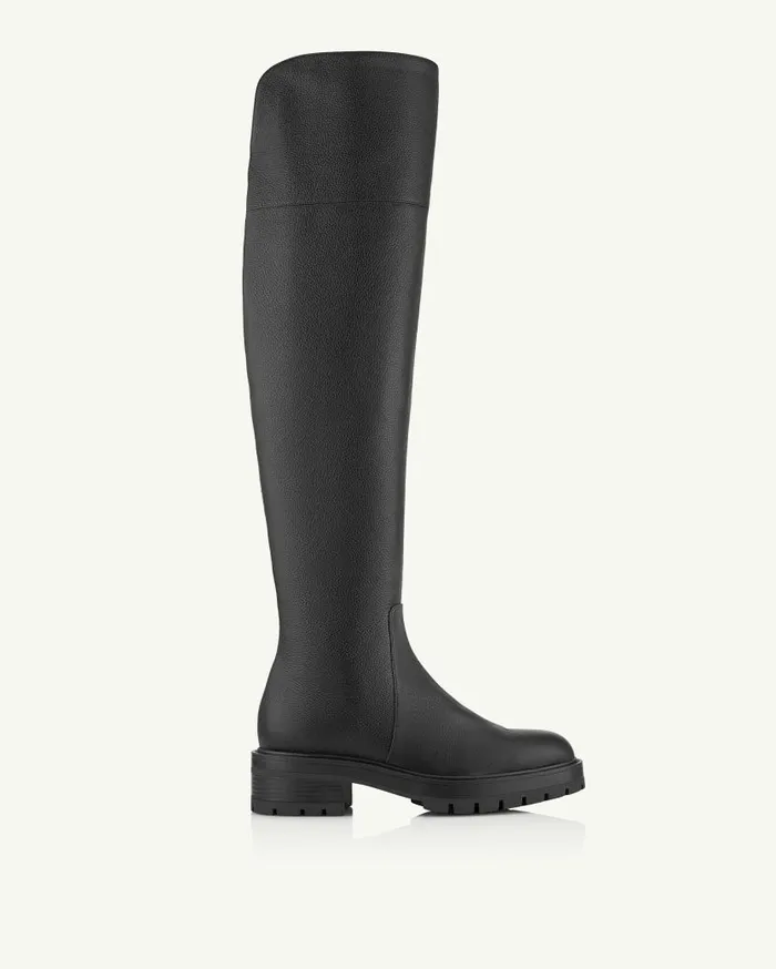 Whitney Boot Flat Black Women Aquazzura Boots Whitney Boot Flat Black Women Aquazzura Boots