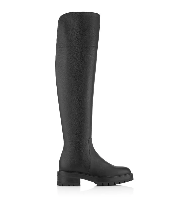 Whitney Boot Flat Black Women Aquazzura Boots Whitney Boot Flat Black Women Aquazzura Boots