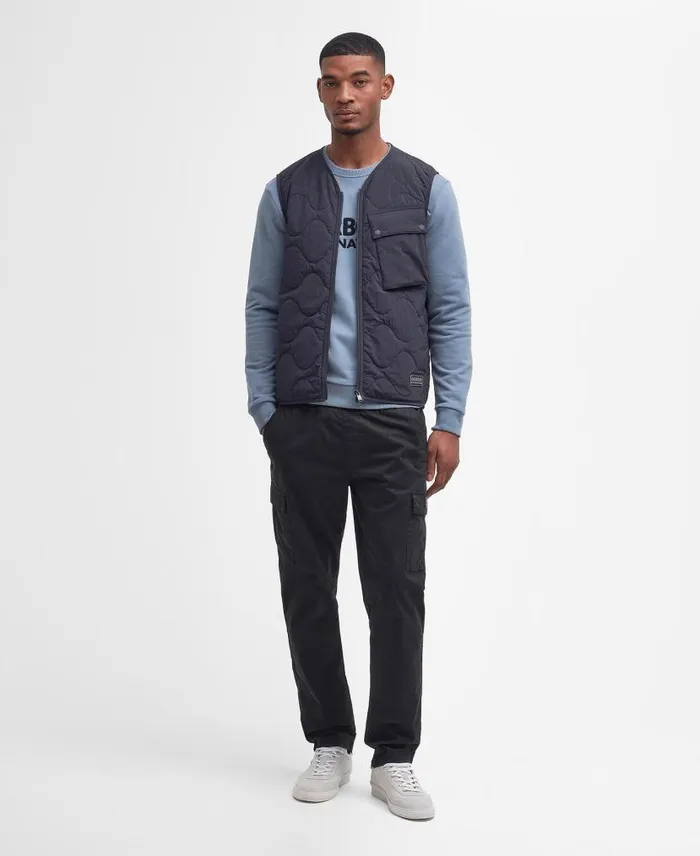 Wincham Gilet Dark Navy Men Barbour Gilets and Liners