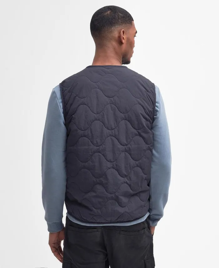 Wincham Gilet Dark Navy Men Barbour Gilets and Liners