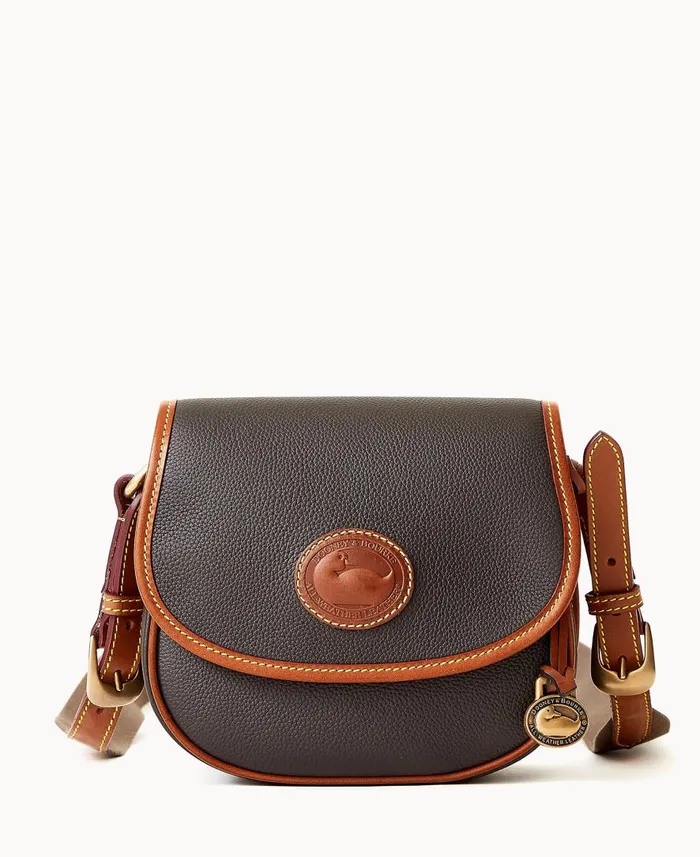 Woman All Weather Leather 30 Saddle Crossbody 20 Black Dooney and Bourke Crossbodies