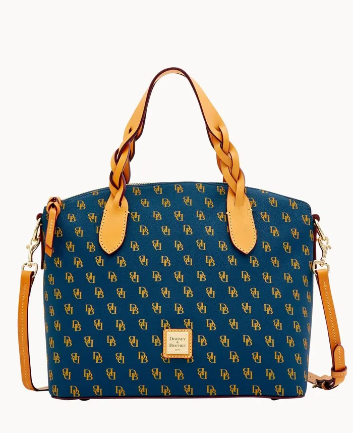 Woman Blakely Celeste Satchel Navy Dooney and Bourke Satchels