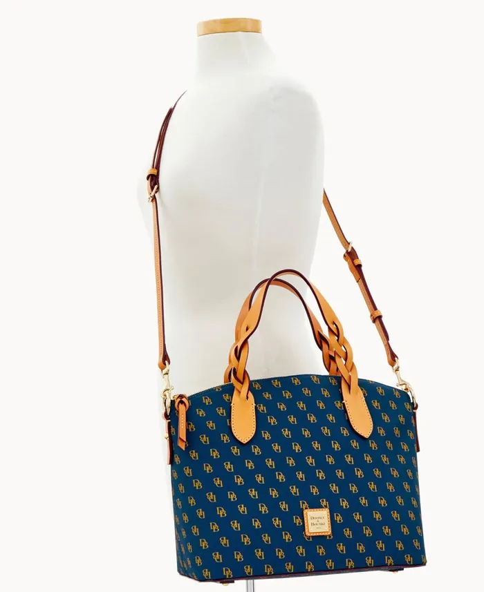 Woman Blakely Celeste Satchel Navy Dooney and Bourke Satchels Woman Blakely Celeste Satchel Navy Dooney and Bourke Satchels