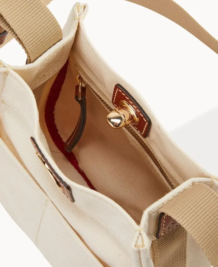 Woman Canvas Crossbody 20 Natural Dooney and Bourke Crossbodies Woman Canvas Crossbody 20 Natural Dooney and Bourke Crossbodies