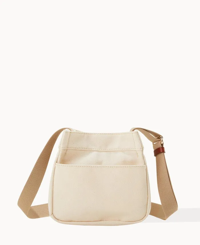 Woman Canvas Crossbody 20 Natural Dooney and Bourke Crossbodies Woman Canvas Crossbody 20 Natural Dooney and Bourke Crossbodies