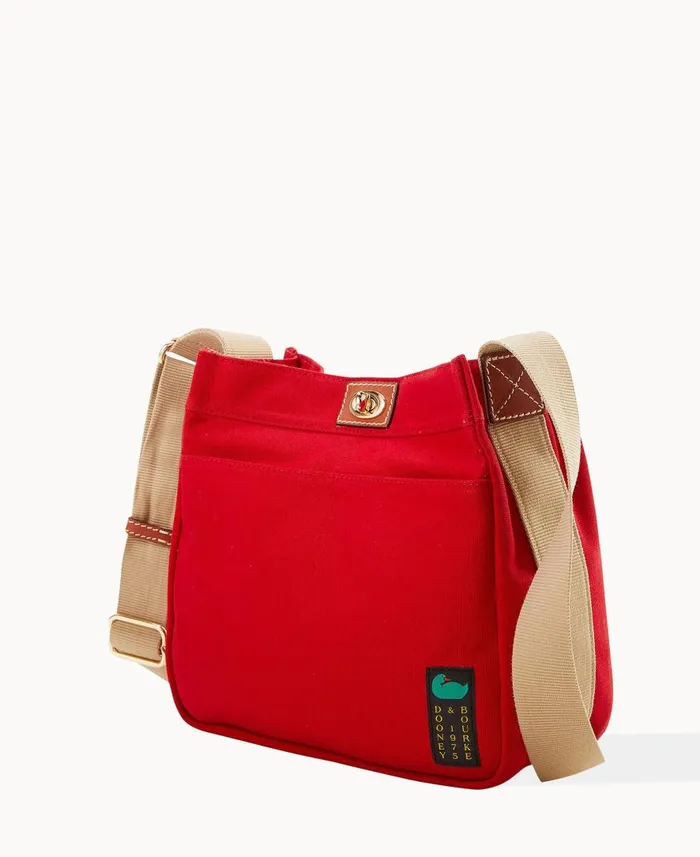 Woman Canvas Crossbody 28 Red Dooney and Bourke Crossbodies Woman Canvas Crossbody 28 Red Dooney and Bourke Crossbodies