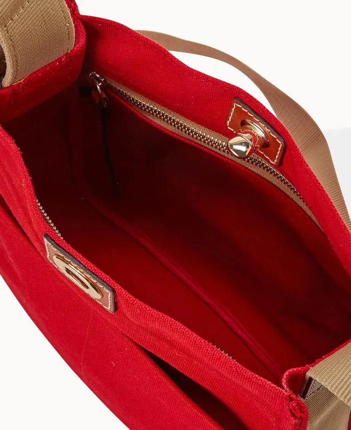 Woman Canvas Crossbody 28 Red Dooney and Bourke Crossbodies Woman Canvas Crossbody 28 Red Dooney and Bourke Crossbodies
