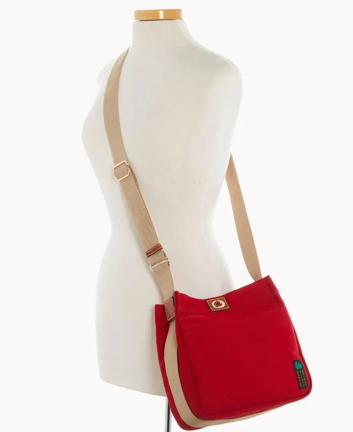 Woman Canvas Crossbody 28 Red Dooney and Bourke Crossbodies Woman Canvas Crossbody 28 Red Dooney and Bourke Crossbodies