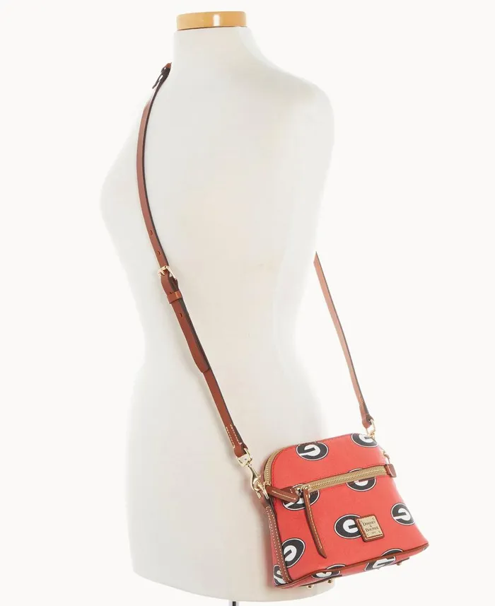 Woman Collegiate University Of Georgia Domed Crossbody Georgia Dooney and Bourke Crossbodies Woman Collegiate University Of Georgia Domed Crossbody Georgia Dooney and Bourke Crossbodies