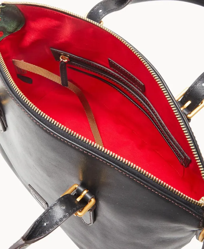Woman Florentine Domed Satchel Black Black Dooney and Bourke Satchels Woman Florentine Domed Satchel Black Black Dooney and Bourke Satchels
