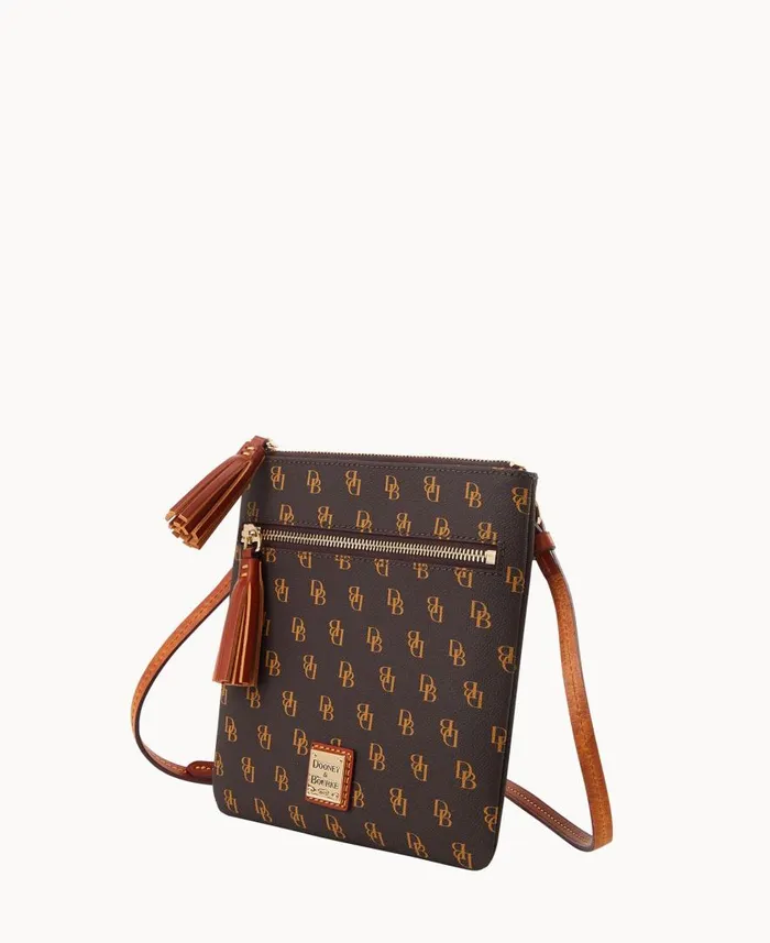 Woman Gretta Double Zip Tassel Crossbody Brown Tmoro Dooney and Bourke Crossbodies Woman Gretta Double Zip Tassel Crossbody Brown Tmoro Dooney and Bourke Crossbodies