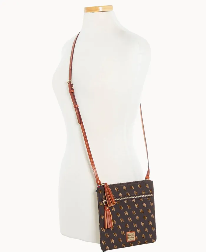 Woman Gretta Double Zip Tassel Crossbody Brown Tmoro Dooney and Bourke Crossbodies Woman Gretta Double Zip Tassel Crossbody Brown Tmoro Dooney and Bourke Crossbodies