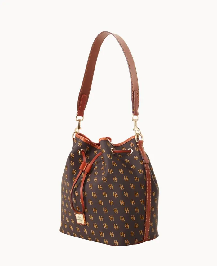 Woman Gretta Drawstring Brown Tmoro Dooney and Bourke Shoulder Bags