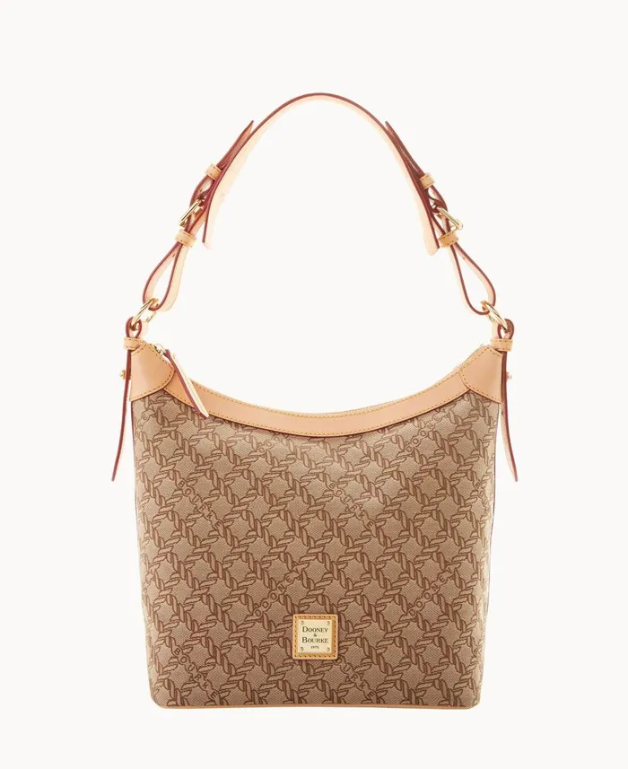 Woman Maritime Hobo Sac Brown Dooney and Bourke Shoulder Bags