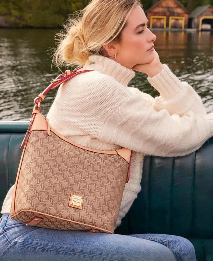 Woman Maritime Hobo Sac Brown Dooney and Bourke Shoulder Bags Woman Maritime Hobo Sac Brown Dooney and Bourke Shoulder Bags