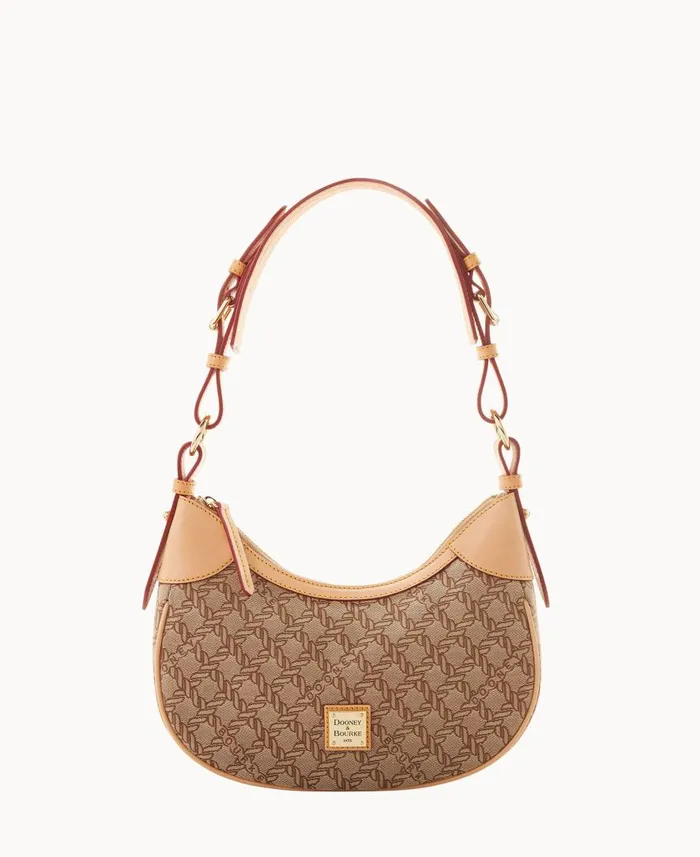 Woman Maritime Small Hobo Brown Dooney and Bourke Shoulder Bags