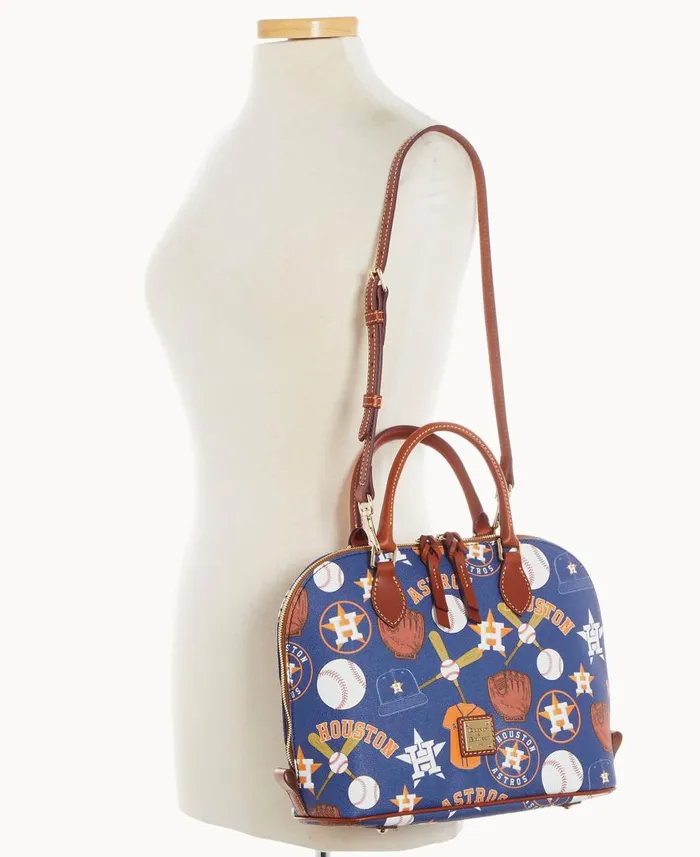 Woman MLB Astros Zip Zip Satchel Astros Dooney and Bourke Satchels Woman MLB Astros Zip Zip Satchel Astros Dooney and Bourke Satchels