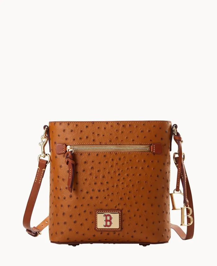 Woman MLB Red Sox Zip Crossbody Red Sox Dooney and Bourke Crossbodies