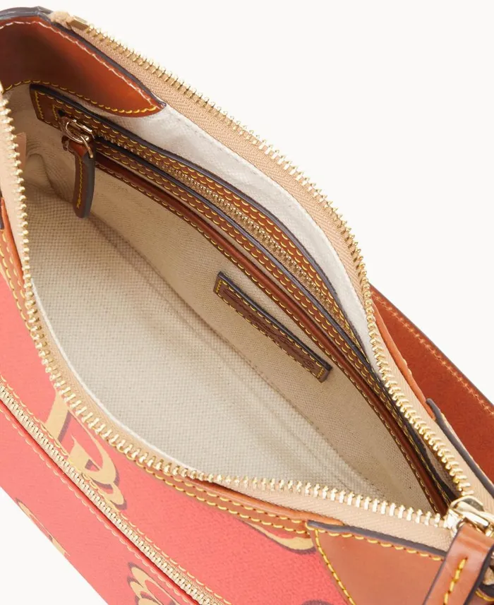 Woman Monogram Small Hobo Red Dooney and Bourke Shoulder Bags Woman Monogram Small Hobo Red Dooney and Bourke Shoulder Bags