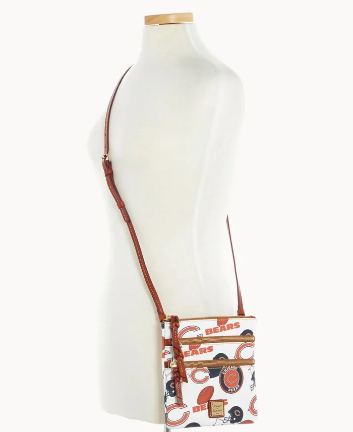 Woman NFL Bears N S Triple Zip Crossbody Bears Dooney and Bourke Crossbodies Woman NFL Bears N S Triple Zip Crossbody Bears Dooney and Bourke Crossbodies