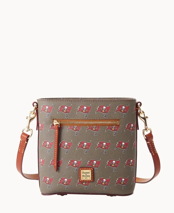 Woman NFL Buccaneers Small Zip Crossbody Buccaneers Dooney and Bourke Crossbodies