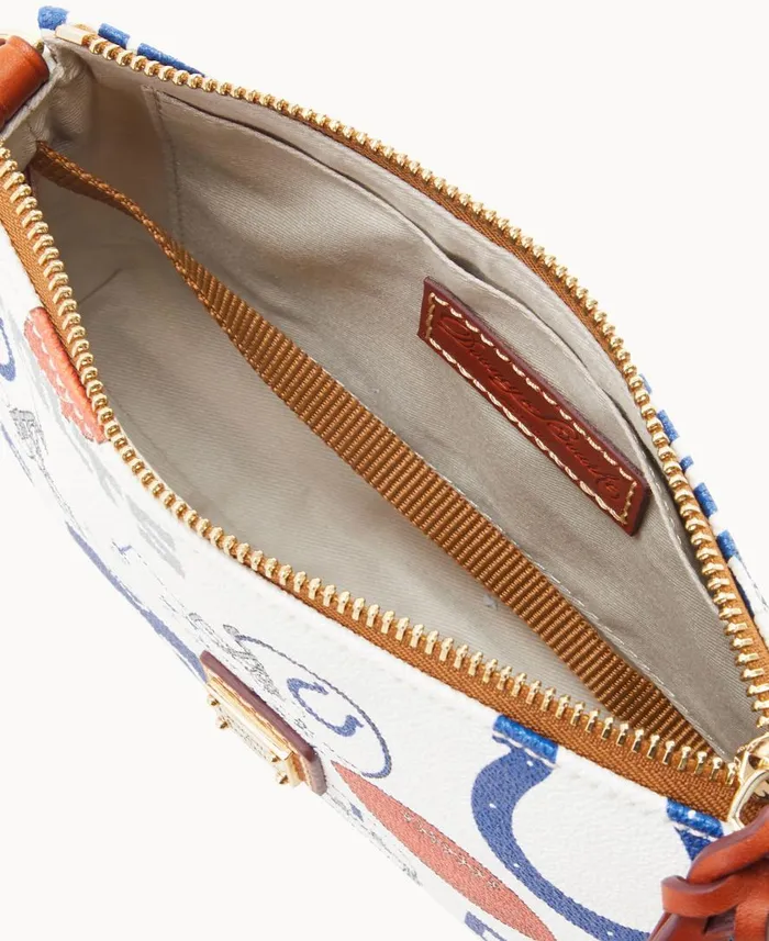 Woman NFL Colts Lexi Crossbody Sm Coin Case Colts Dooney and Bourke Crossbodies Woman NFL Colts Lexi Crossbody Sm Coin Case Colts Dooney and Bourke Crossbodies
