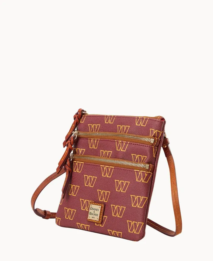 Woman NFL Commanders N S Triple Zip Crossbody Commanders Dooney and Bourke Crossbodies Woman NFL Commanders N S Triple Zip Crossbody Commanders Dooney and Bourke Crossbodies
