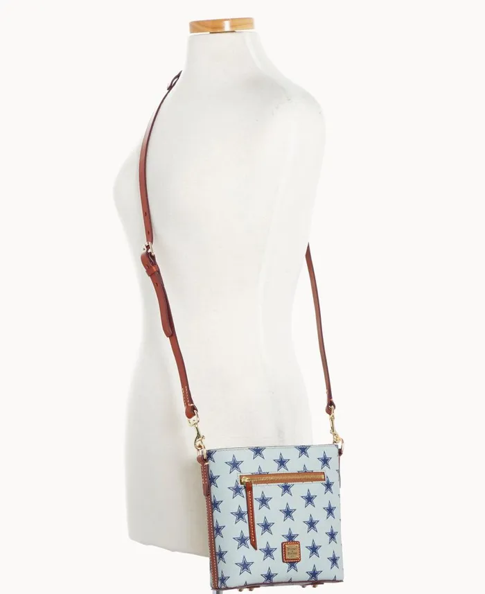 Woman NFL Cowboys Small Zip Crossbody Cowboys Dooney and Bourke Crossbodies Woman NFL Cowboys Small Zip Crossbody Cowboys Dooney and Bourke Crossbodies
