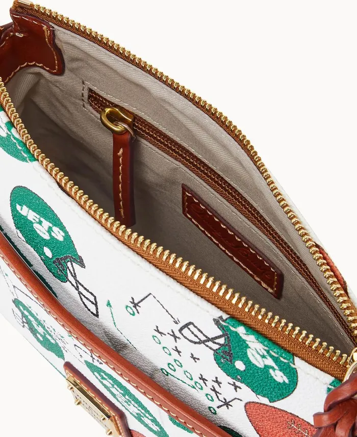 Woman NFL Jets Ginger Crossbody New York Jets Dooney and Bourke Crossbodies Woman NFL Jets Ginger Crossbody New York Jets Dooney and Bourke Crossbodies